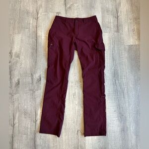 The North Face Women’s Trail Cargo Hiking Pants – Plum Burgundy, Size 2 Regular